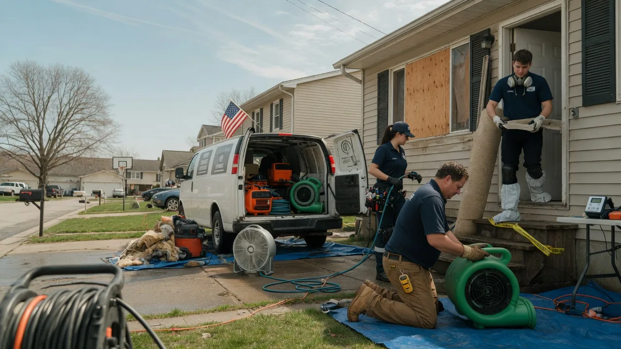 Water Damage Restoration in Brocket, ND near me